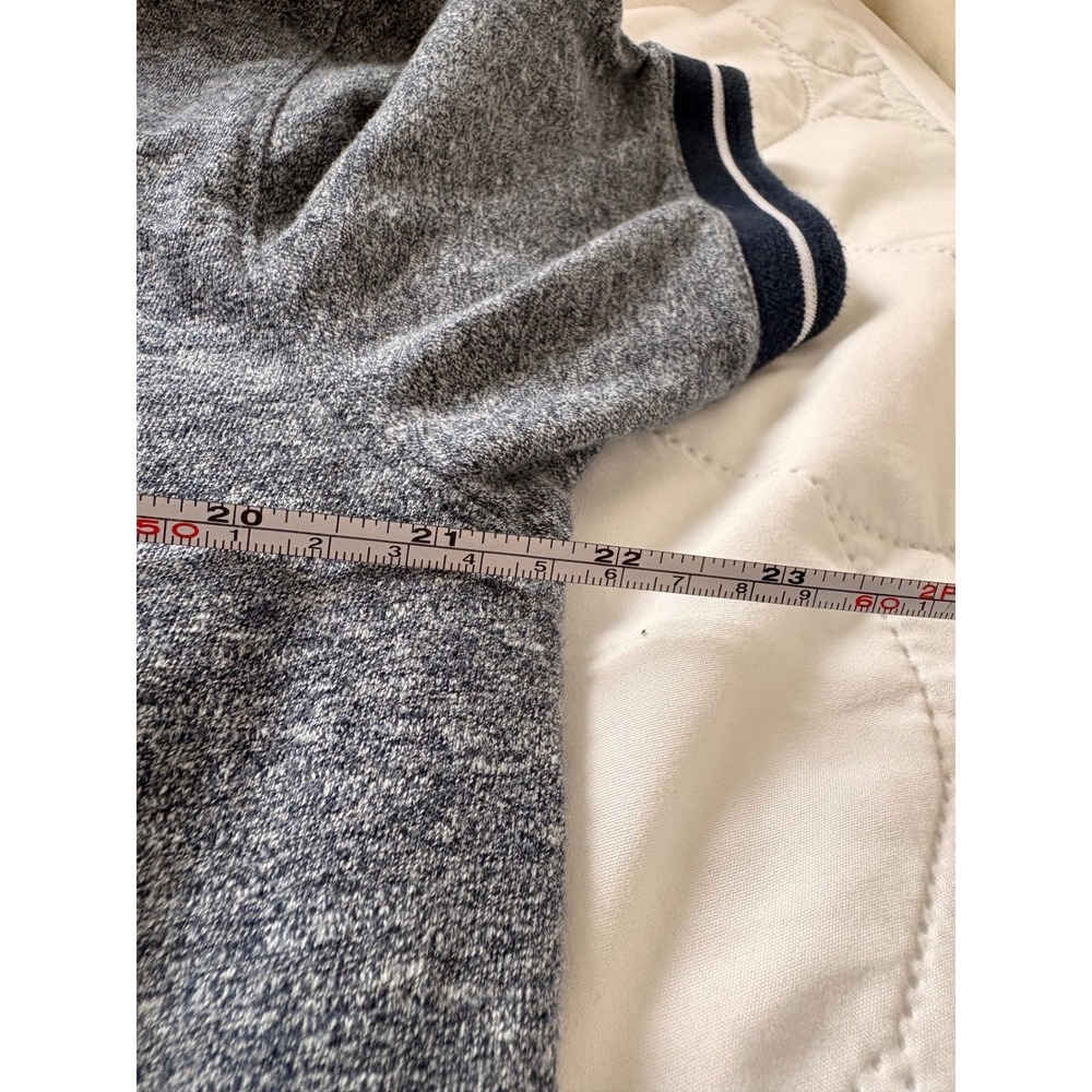 Apt 9 Mens XL Polo Shirt Heather Blue Short Sleeve Tipped Collar Cotton Blend - Picture 5 of 5